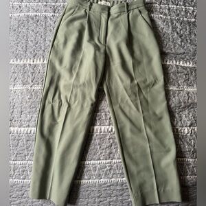 Abercrombie & Fitch Sloane Tailored Pants in Slate Green